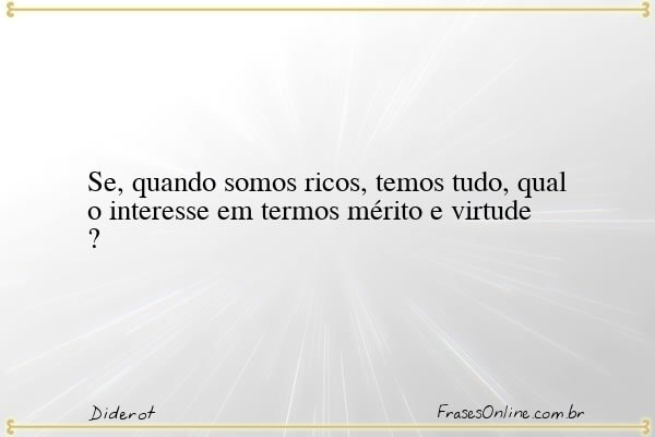 Frase de Diderot