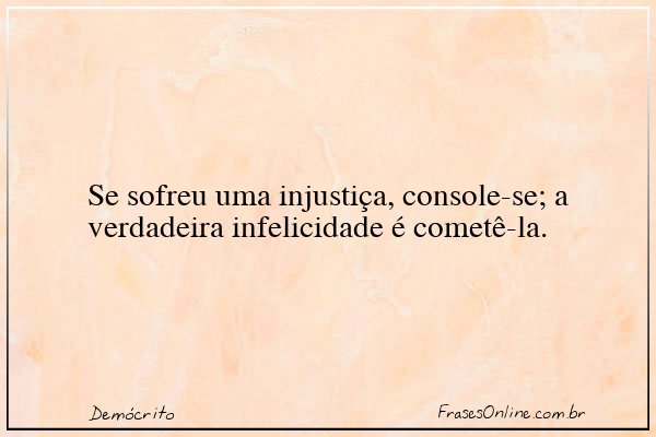 Frase de Demócrito