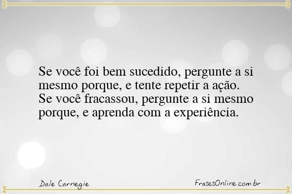 Frase de Dale Carnegie