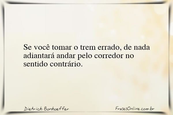 Frase de Dietrich Bonhoeffer