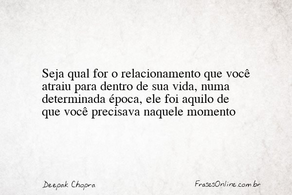 Frase de Deepak Chopra