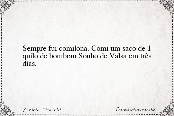 Frase de Daniella Cicarelli