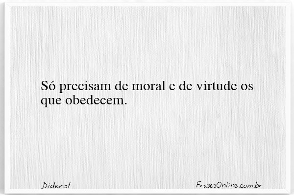 Frase de Diderot