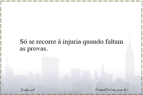 Frase de Diderot