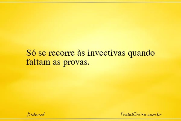 Frase de Diderot