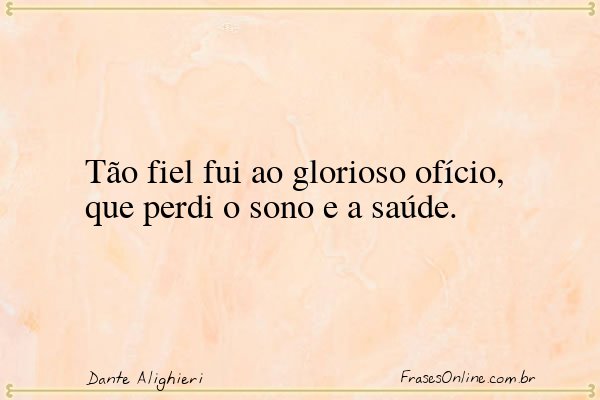Frase de Dante Alighieri