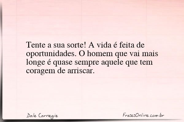 Frase de Dale Carnegie