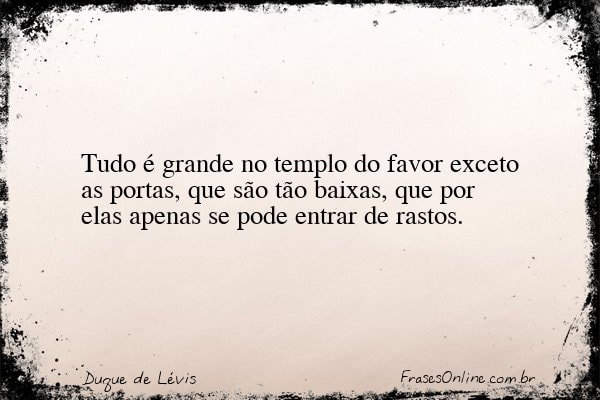 Frase de Duque de Lévis