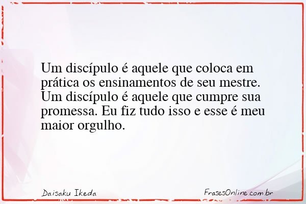 Frase de Daisaku Ikeda