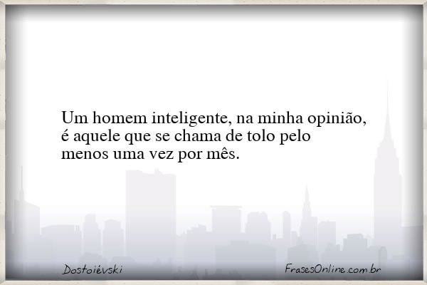 Frase de Dostoiévski
