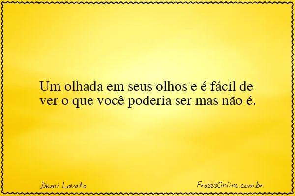 Frase de Demi Lovato