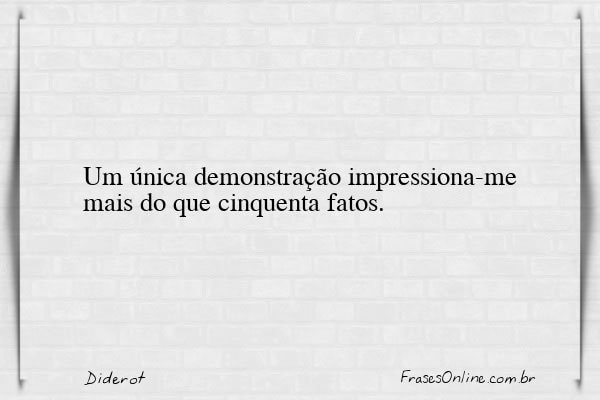 Frase de Diderot