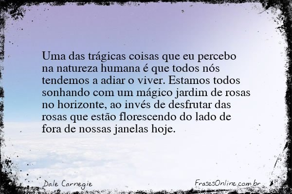 Frase de Dale Carnegie