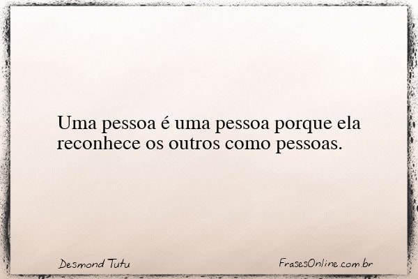 Frase de Desmond Tutu