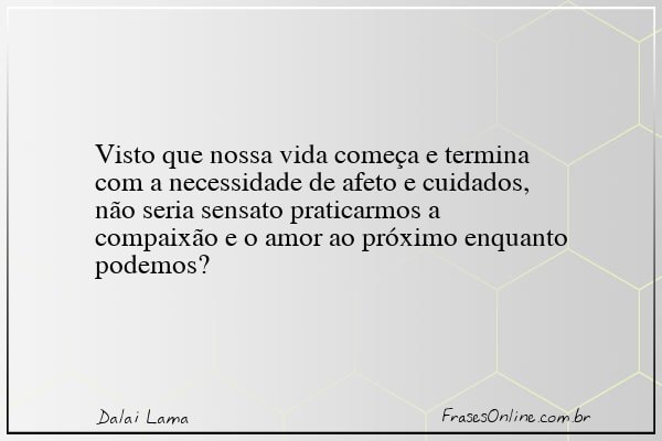 Frase de Dalai Lama