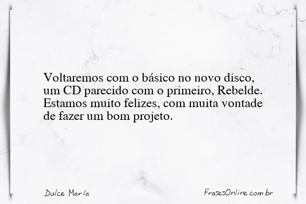 Frase de Dulce María