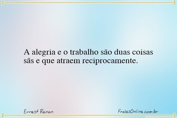 Frase de Ernest Renan