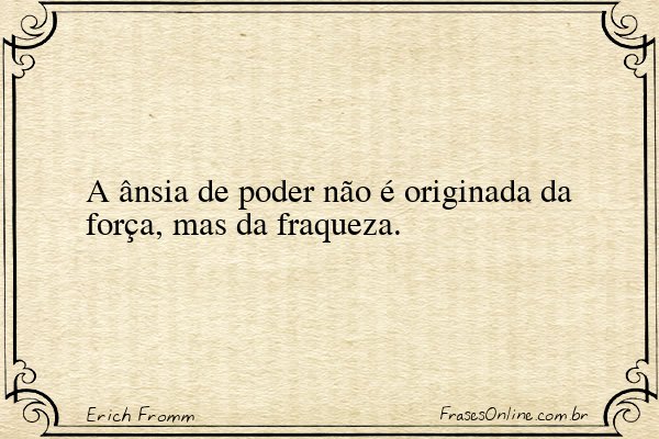 Frase de Erich Fromm
