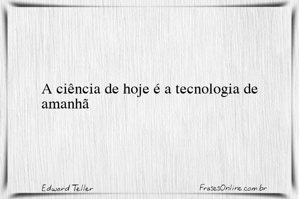 Frase de Edward Teller