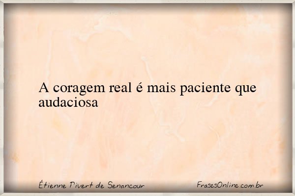 Frase de Étienne Pivert de Senancour