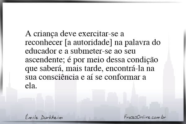 Frase de Émile Durkheim