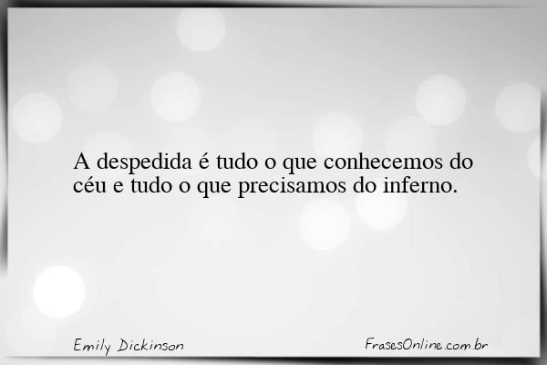 Frase de Emily Dickinson