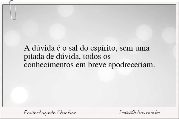 Frase de Émile-Auguste Chartier