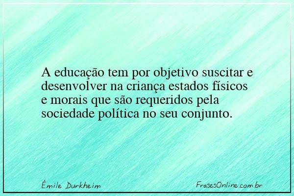 Frase de Émile Durkheim