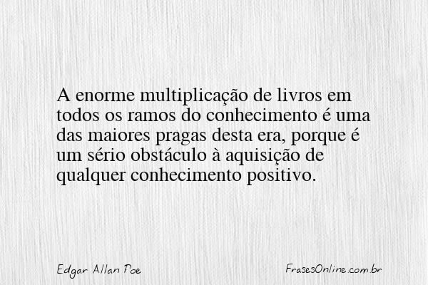 Frase de Edgar Allan Poe