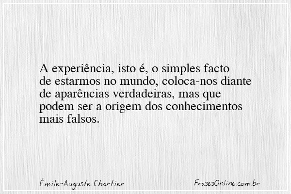 Frase de Émile-Auguste Chartier