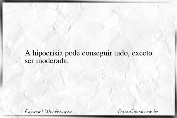 Frase de Emanuel Wertheimer