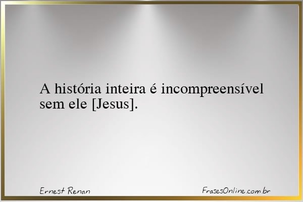 Frase de Ernest Renan