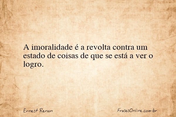 Frase de Ernest Renan