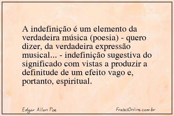 Frase de Edgar Allan Poe