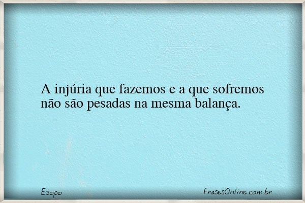 Frase de Esopo