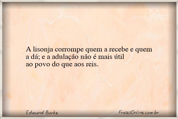 Frase de Edmund Burke