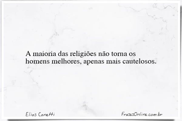 Frase de Elias Canetti