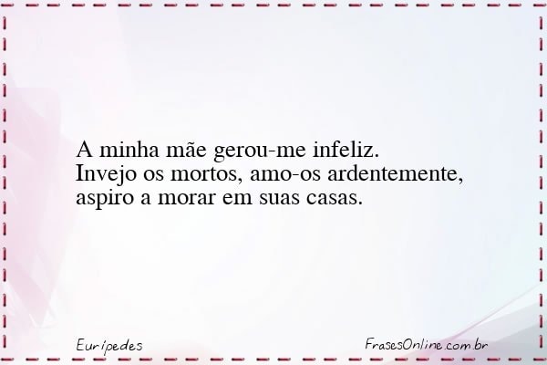 Frase de Eurípedes