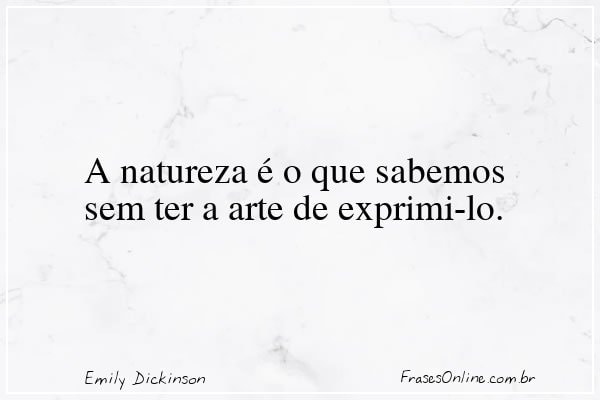 Frase de Emily Dickinson