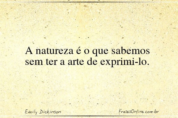Frase de Emily Dickinson