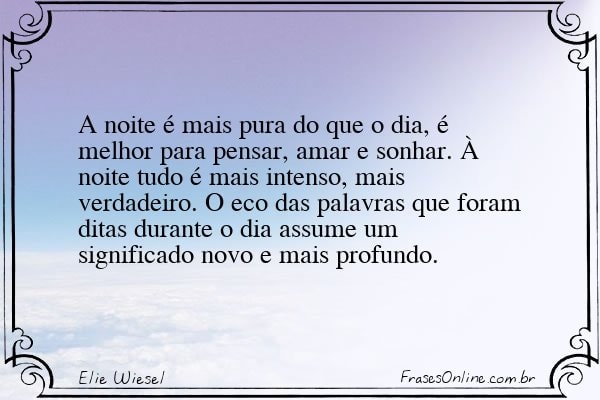 Frase de Elie Wiesel