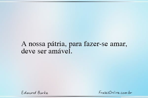 Frase de Edmund Burke