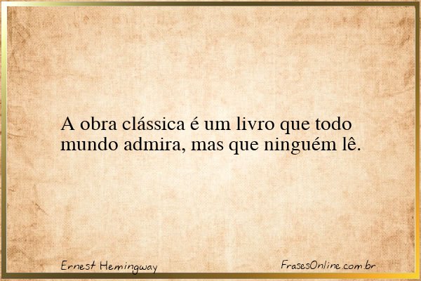 Frase de Ernest Hemingway