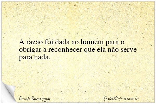 Frase de Erich Remarque