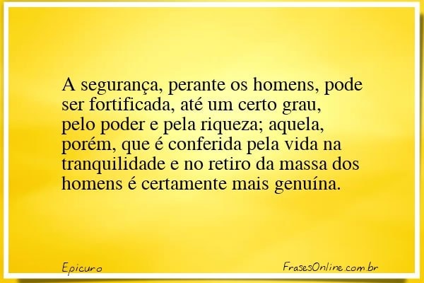 Frase de Epicuro