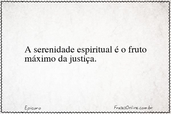 Frase de Epicuro