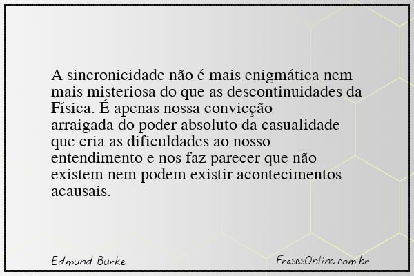 Frase de Edmund Burke