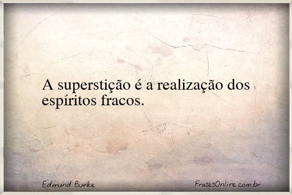 Frase de Edmund Burke