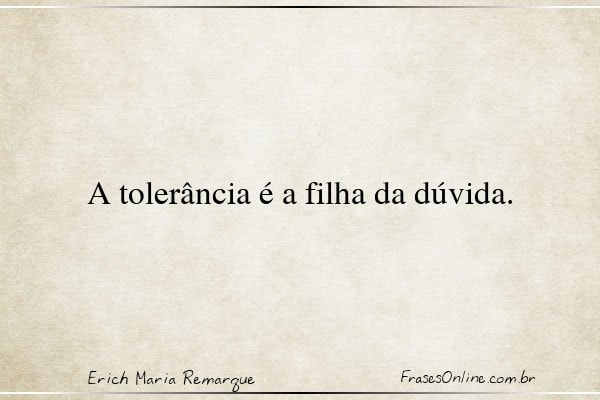 Frase de Erich Maria Remarque