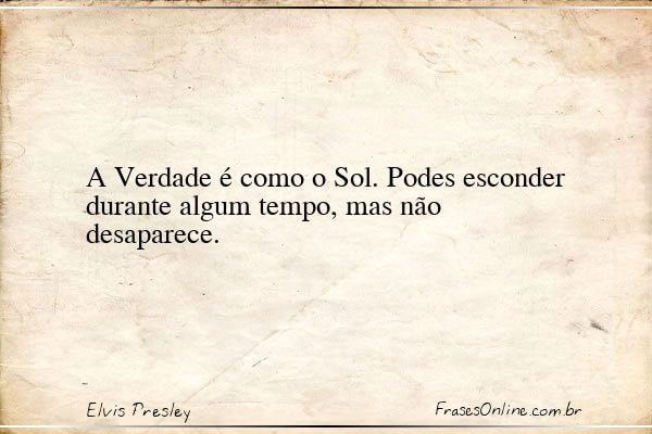 Frase de Elvis Presley